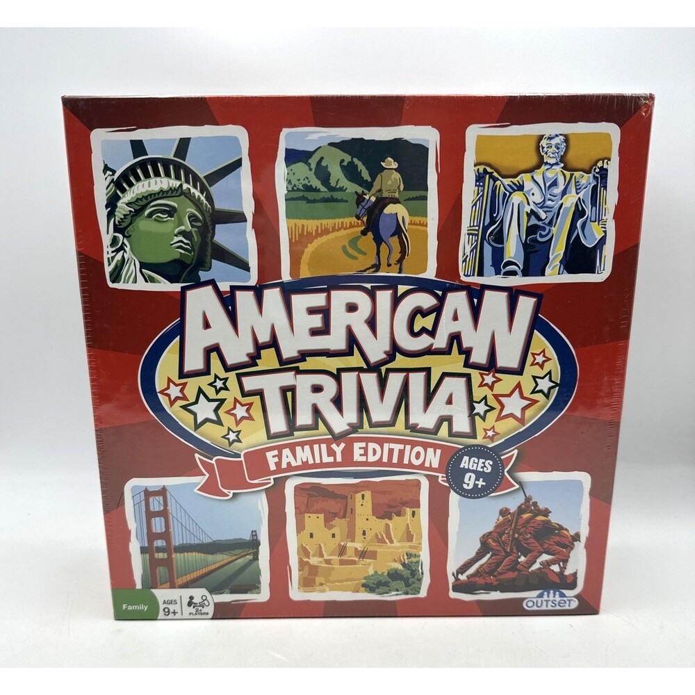 American Trivia Family Edition Board Game NEW SEALED